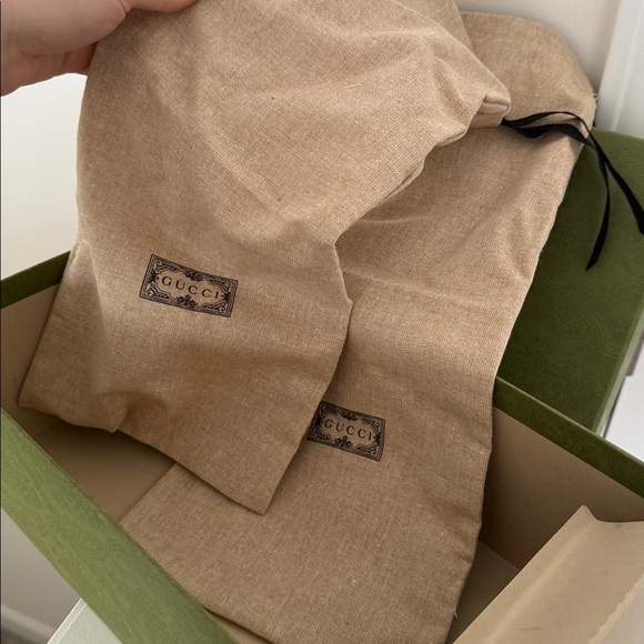 Gucci Black and Silver Rhinestone GG Women's Mules/ Sandal Heels - Picture 12 of 12